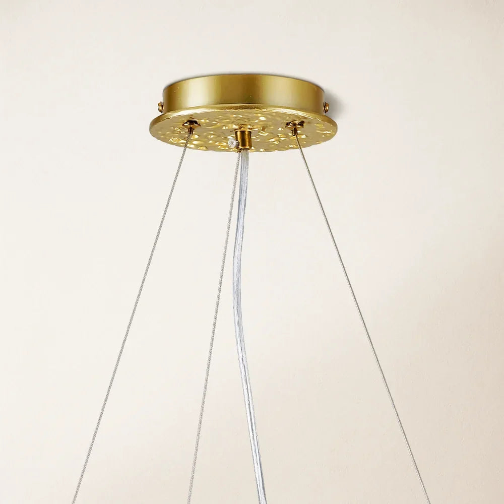 Grand Lustre Salon Moderne en Cristal