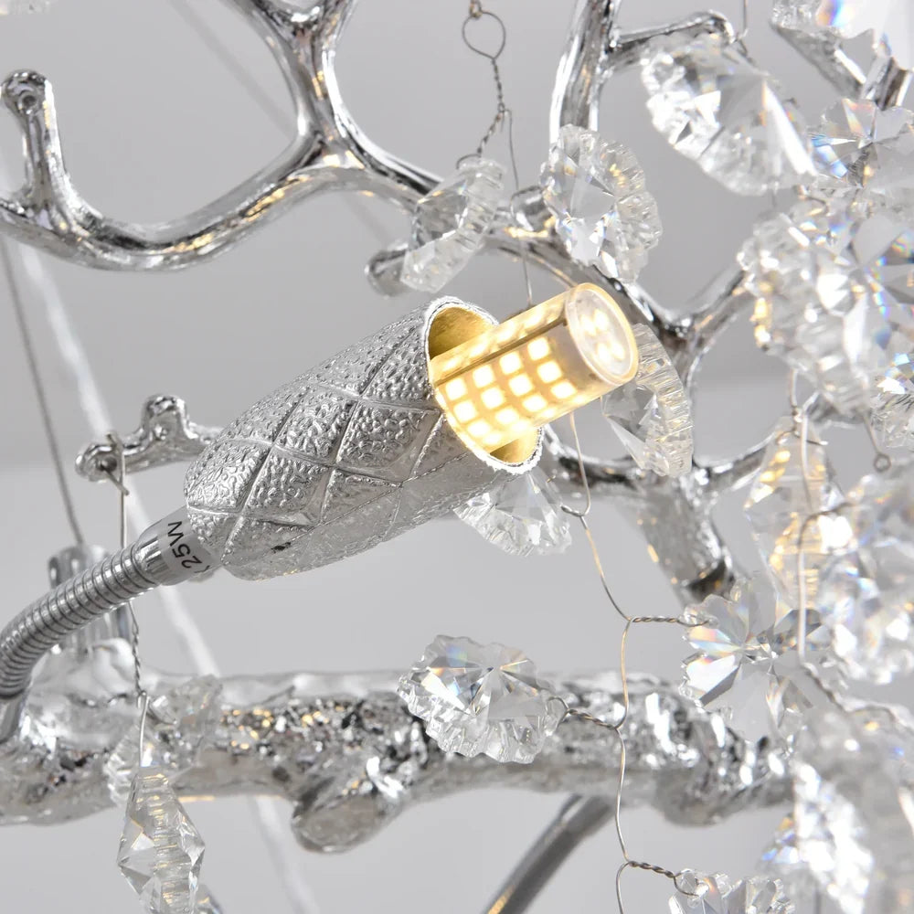 Grand Lustre Salon Moderne en Cristal